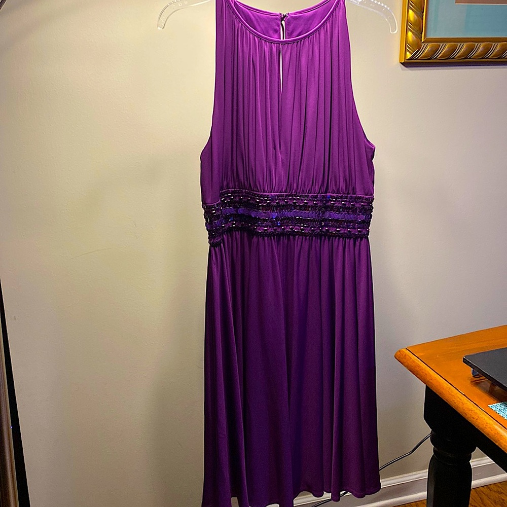 Purple dress